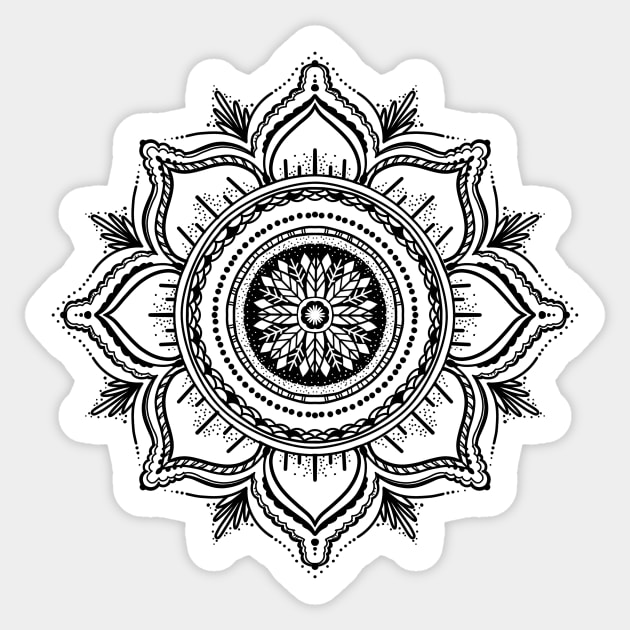 Mandala Zen Design Sticker by SusanaDesigns